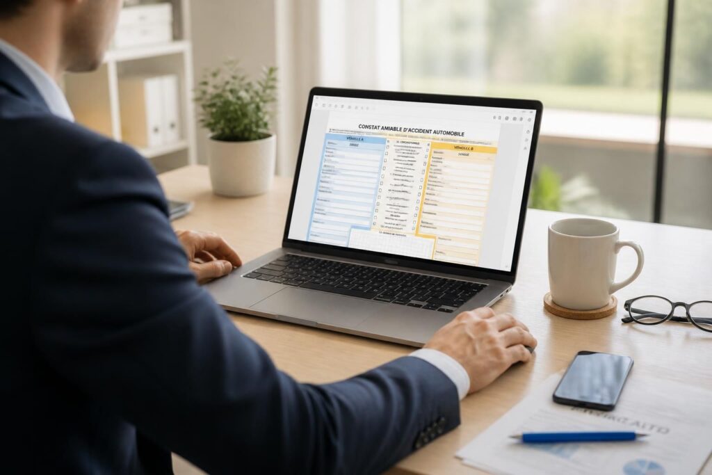 découvrez comment télécharger et remplir facilement votre formulaire pdf de constat amiable en ligne pour faciliter vos démarches en cas d'accident.