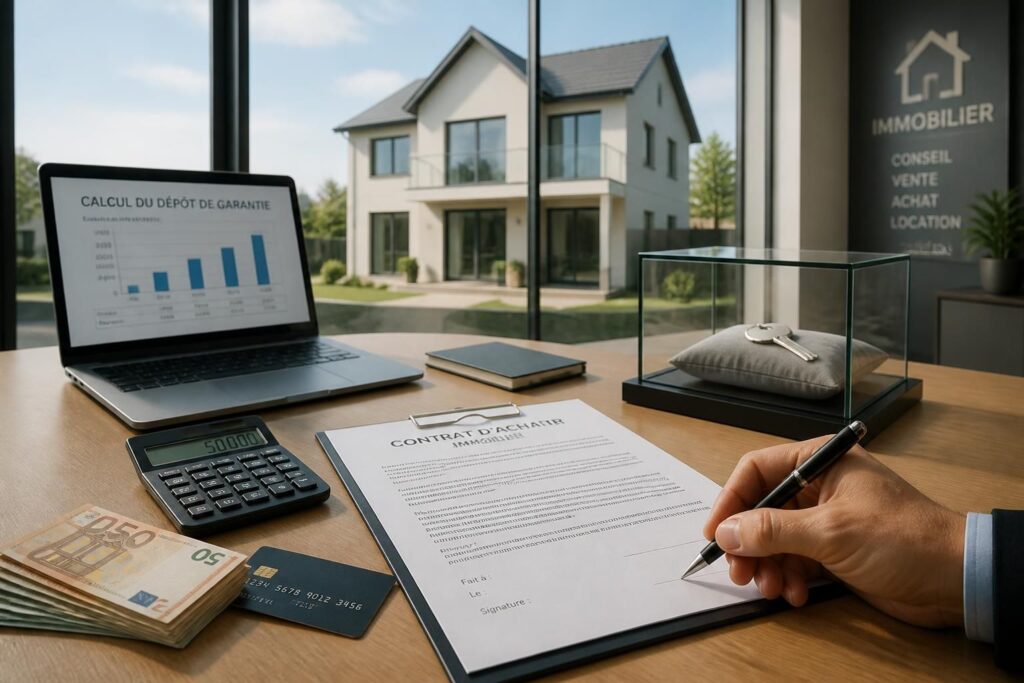 découvrez tout ce qu'il faut savoir sur le dépôt de garantie lors d'un achat immobilier : montant à prévoir, modalités d'encaissement et obligations légales pour sécuriser votre transaction.