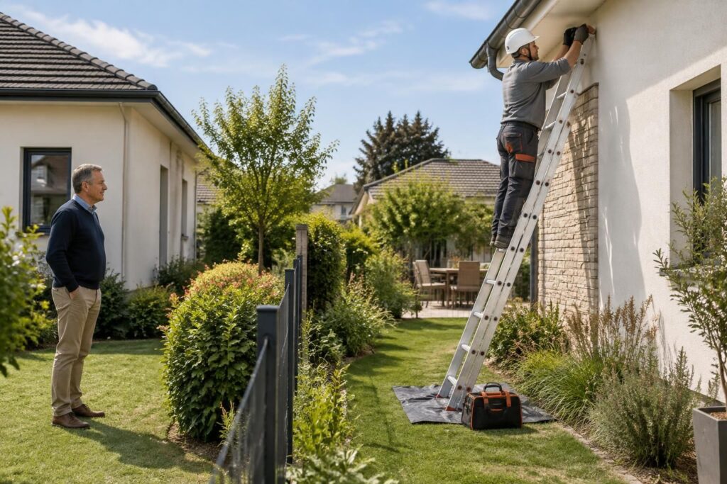 découvrez les règles du code civil et la jurisprudence sur le tour d’échelle : conditions d’accès temporaire chez un voisin pour réaliser des travaux.