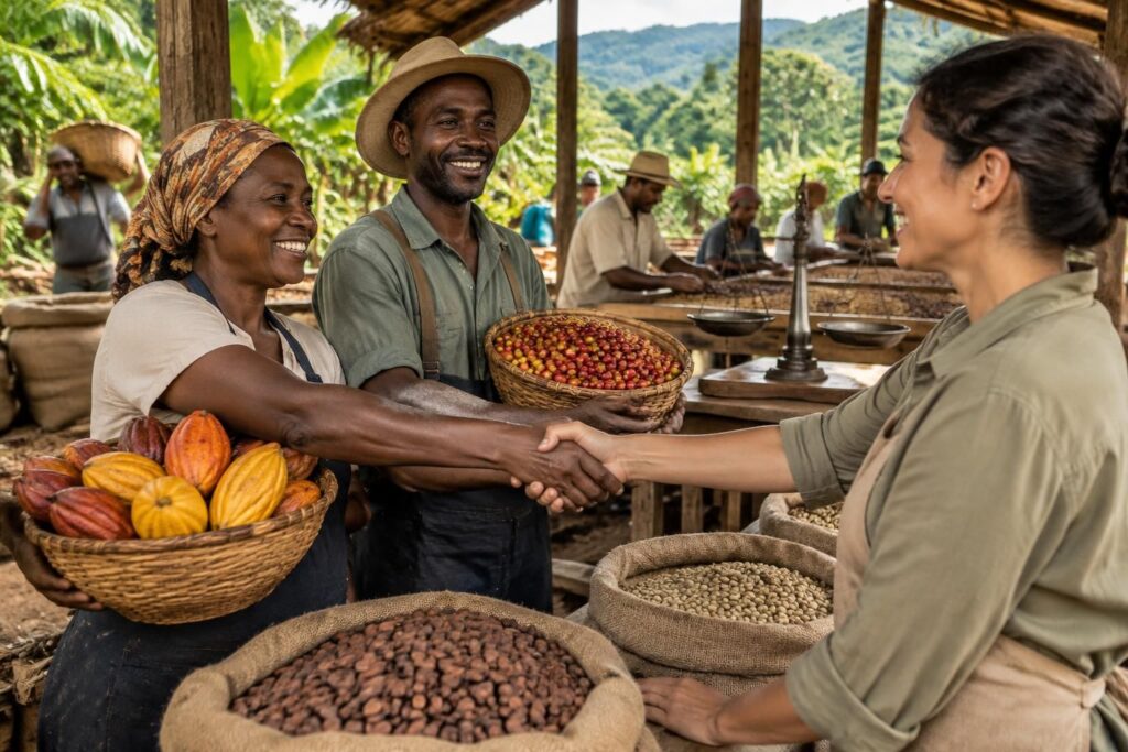 découvrez une définition simple du commerce équitable et ses principes essentiels : rémunération juste, respect des droits humains et pratiques durables.